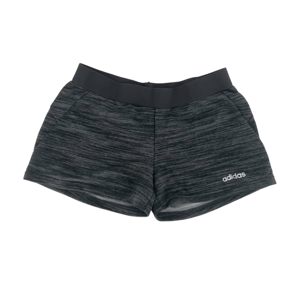 adidas Women’s Gray Black Climalite Sport Shorts Size Medium